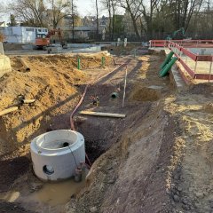 Übergabeschächte gesetzt