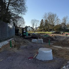 Übergabeschacht SW-Leitungen