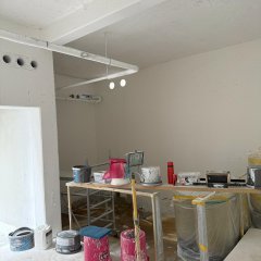 Malerarbeiten im Heizungsraum