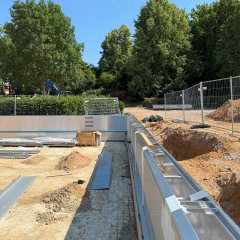 Schwimmbecken Edelstahlauskleidung