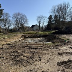 Absteckung Kleinkindbecken