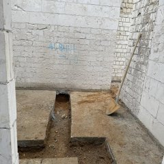 BP Einschnitte für Sanitärleitungen