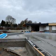 Nichtschwimmerbecken Treppenanlage