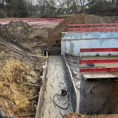 05-Schalung Bodenplatte Springerbecken