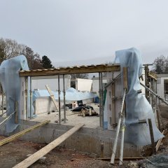 Außenmauerwerk Mehrzweckraum