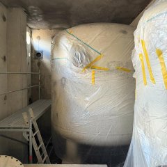 Gerüststellung und Schutzmaßnahmen für Malerarbeiten