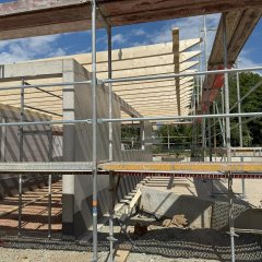 Zimmererarbeiten Funktionsgebäude