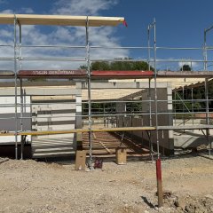 Zimmererarbeiten  Funktionsgebäude