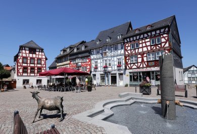 Blick auf den Marktplatz Blick auf den Marktplatz