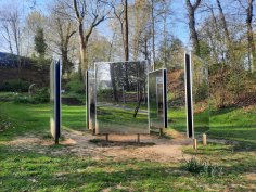 Begehbares Kaleidoskop im Kurpark Bad Camberg