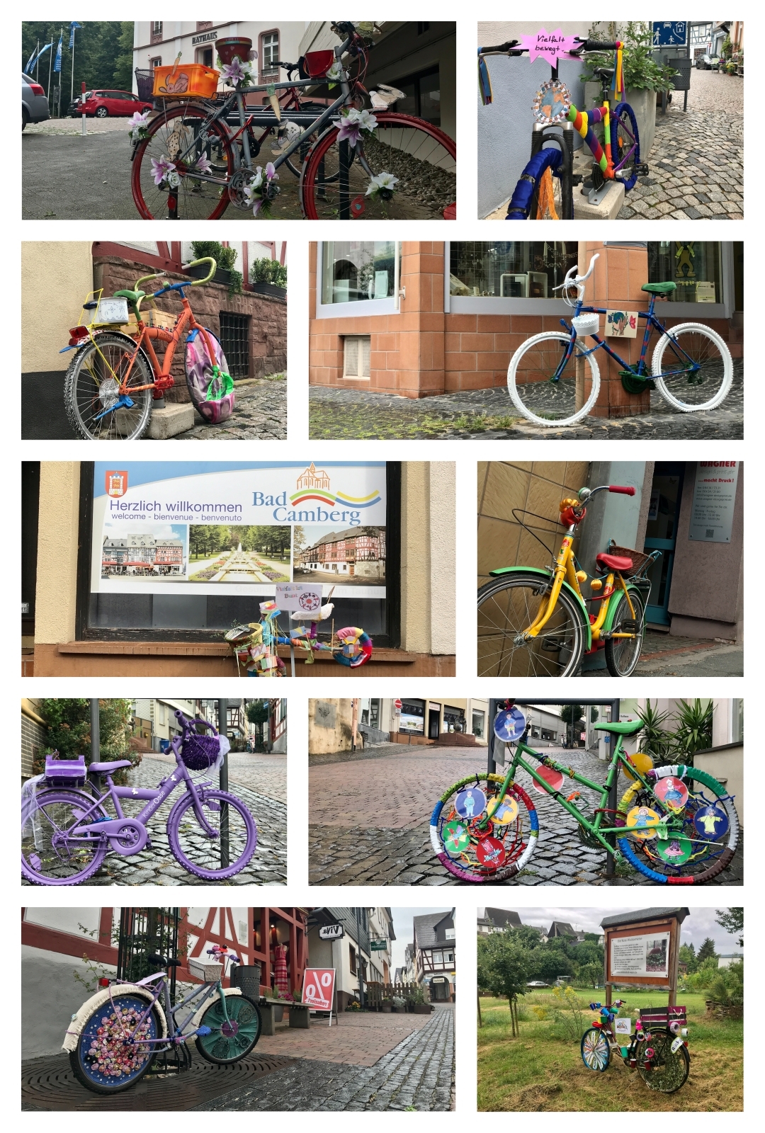 alte Fahrräder verschönern