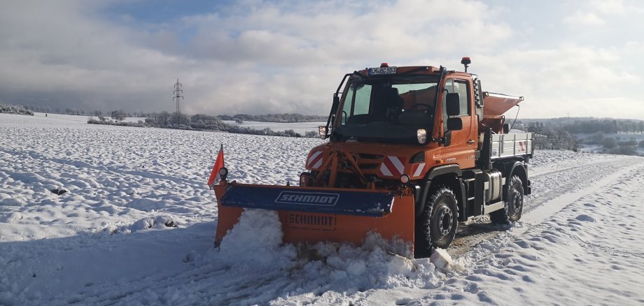 Winterdienst im Außenbereich