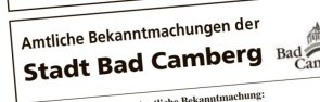 Hinweis auf Amtliche Bekanntmachungen Hinweis auf Amtliche Bekanntmachungen