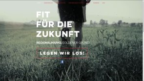 Verweis auf die Seite Regionalmarketing Goldener Grund