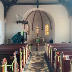 die evangelische Martinskirche in Bad Camberg, Innenansicht